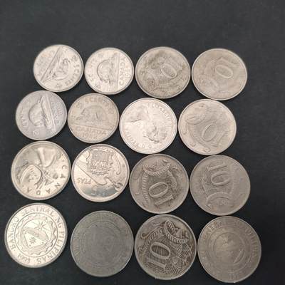 猩哥外币小铺➨【第201场】 - 硬币16个