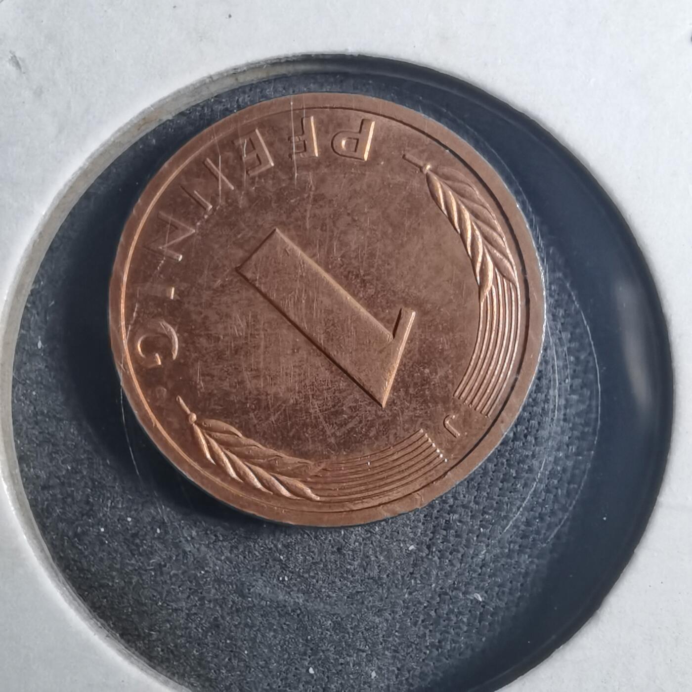 沼泽如烟--第896场 德国1982年1芬尼