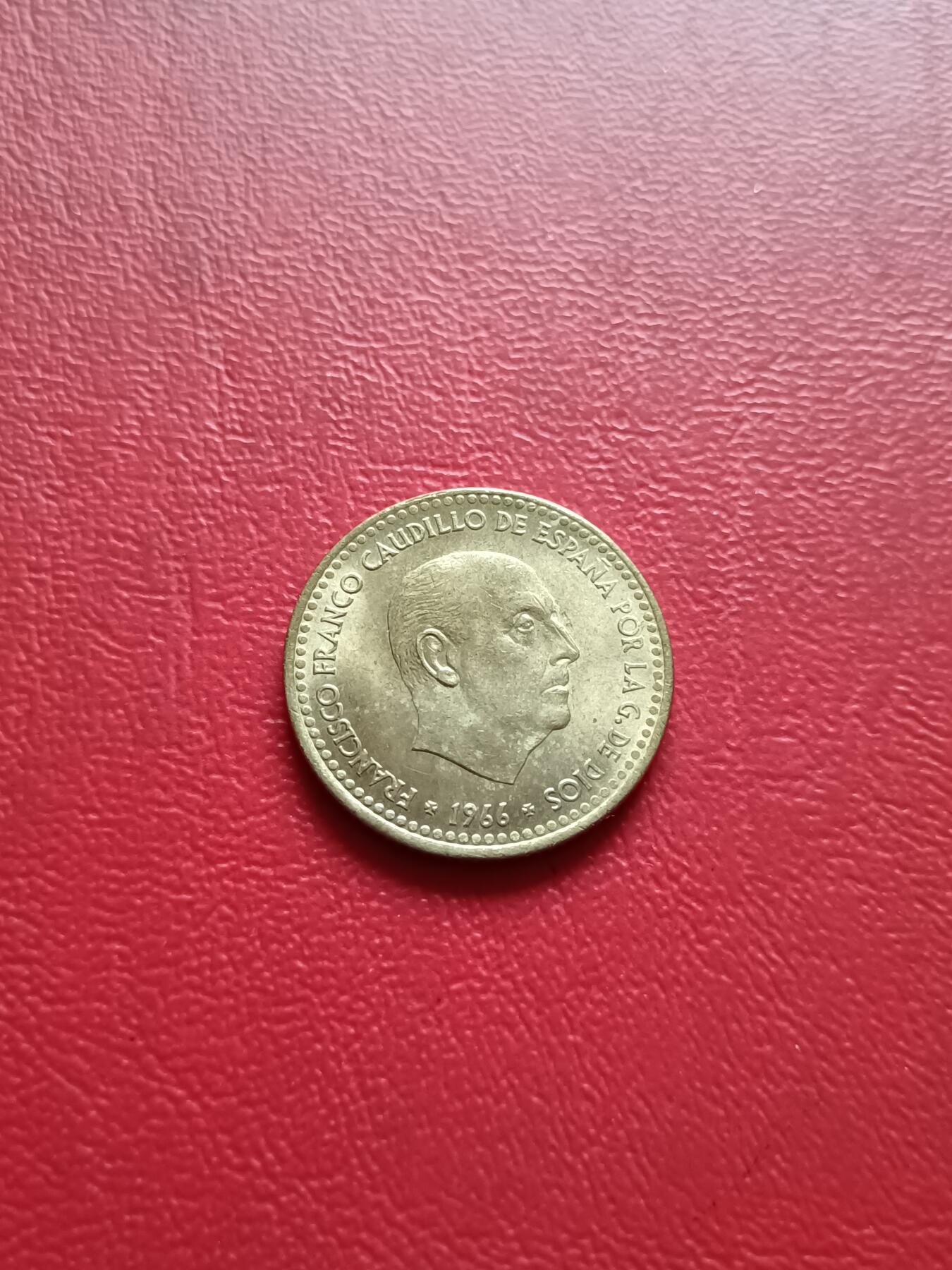 【云涧收藏】第七十八场 西班牙1966版1比塞塔