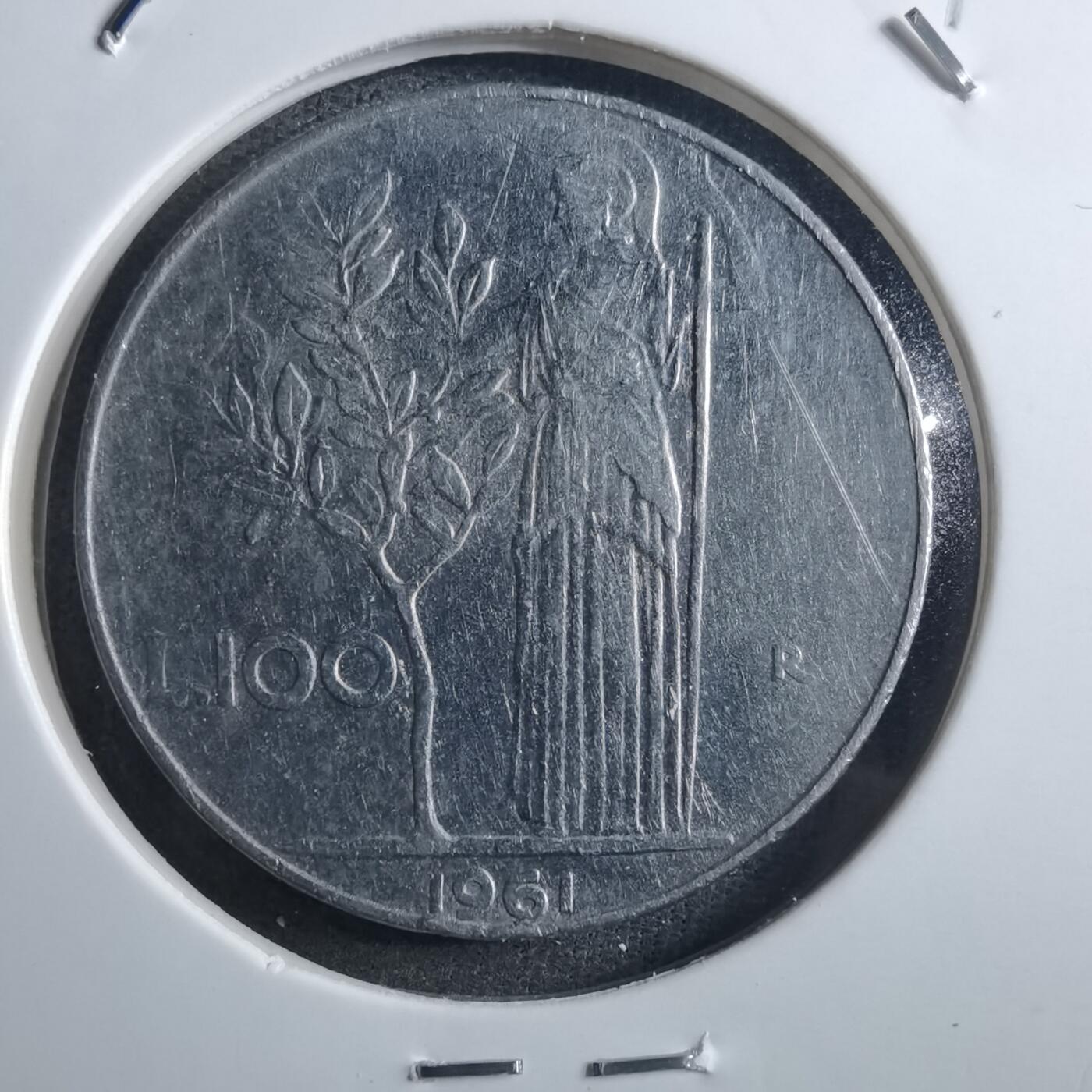 沼泽如烟--第897场 意大利1961年100里拉