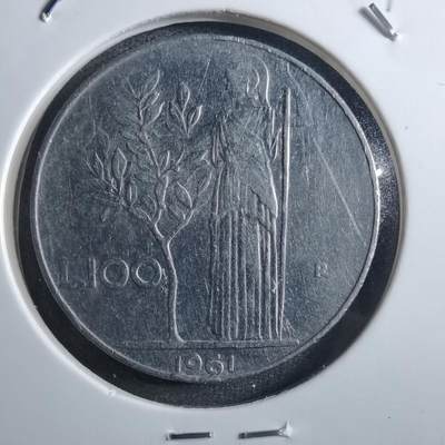 沼泽如烟--第897场 - 意大利1961年100里拉