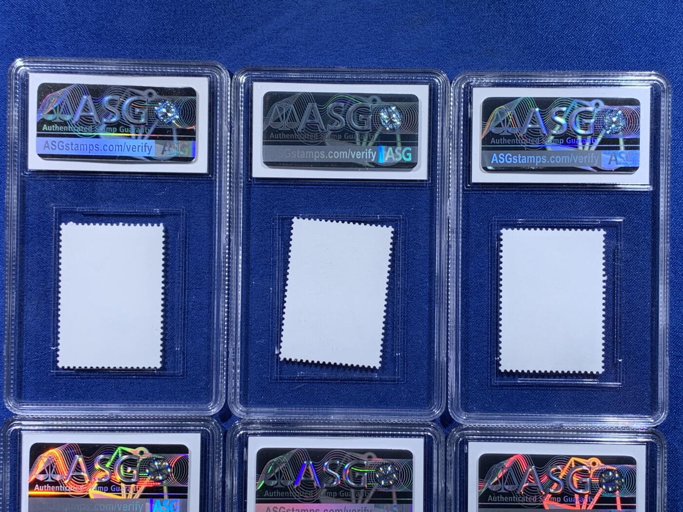 《竞宝斋》第436场 周日，周一2场连拍 （全场包邮） 六枚一组 ASG评级 2002-2004年鸟类邮票 不同面值 非常漂亮