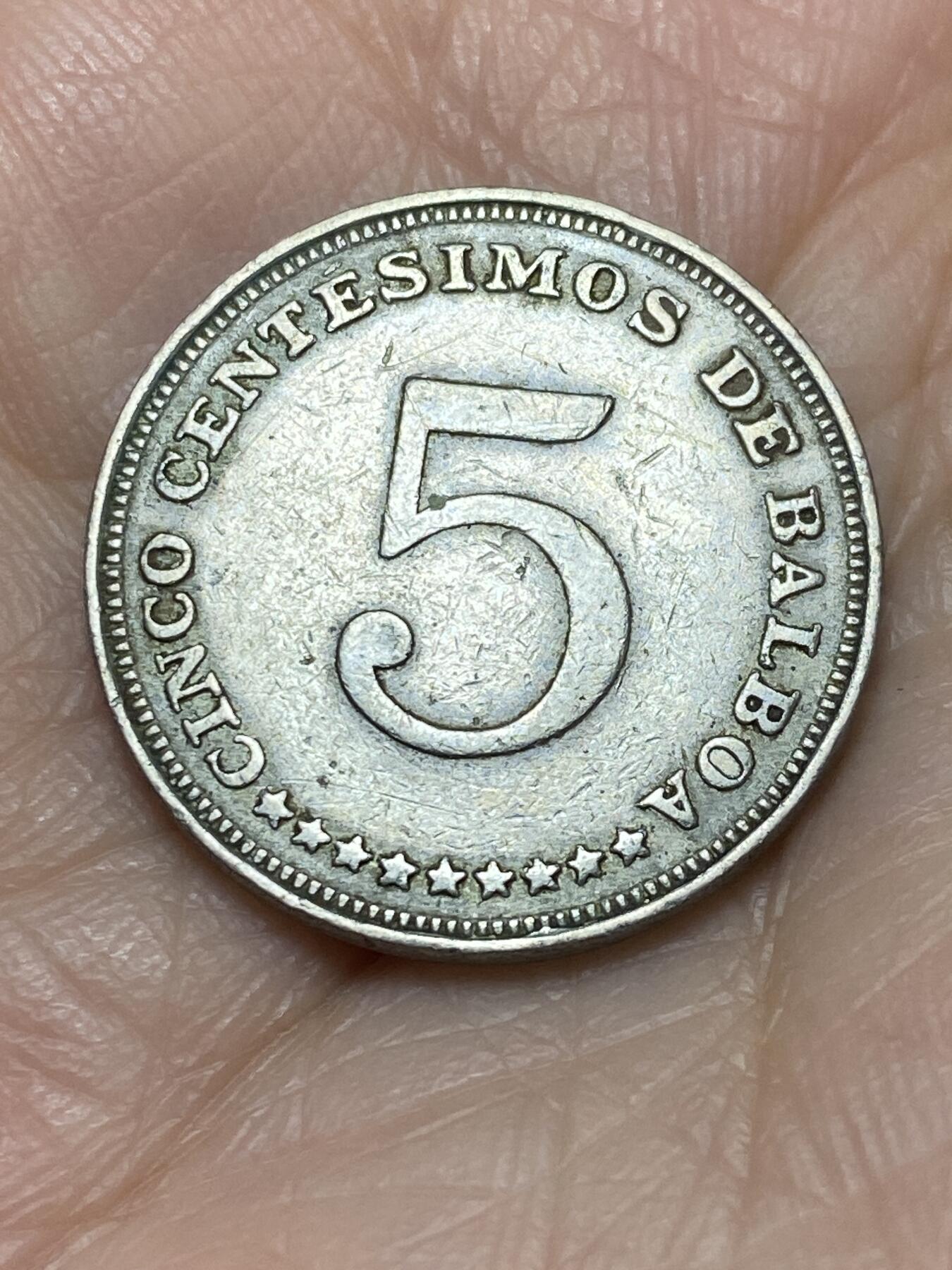 2025年第一百二十六场(总第一百五十二场）外国好品散币(免佣金) 巴拿马🇵🇦1966年5分