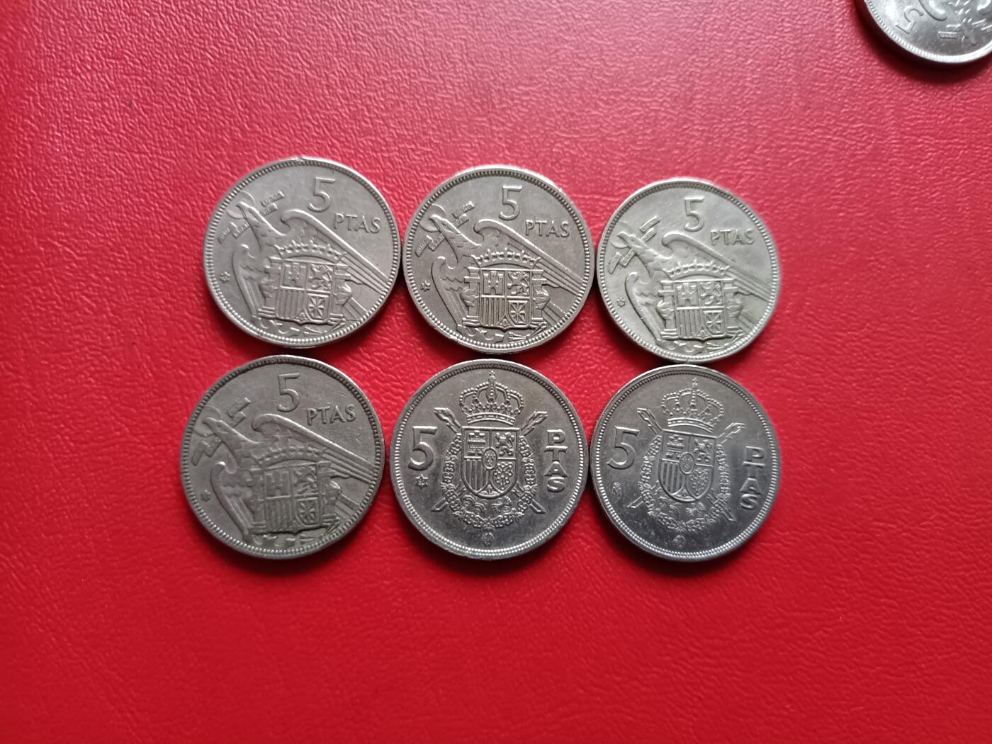 【云涧收藏】第七十八场 西班牙5比塞塔6枚