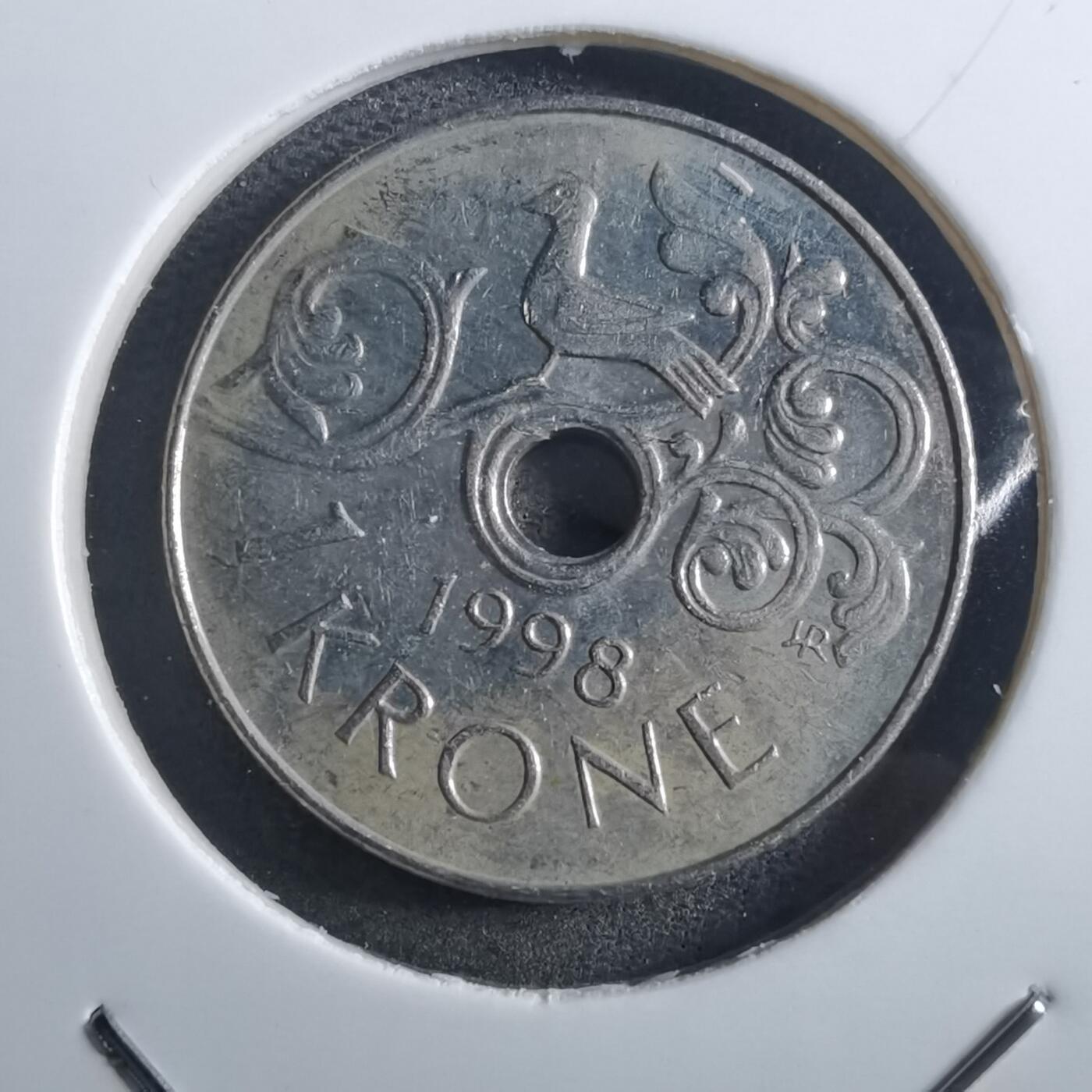 沼泽如烟--第897场 挪威1998年1克朗