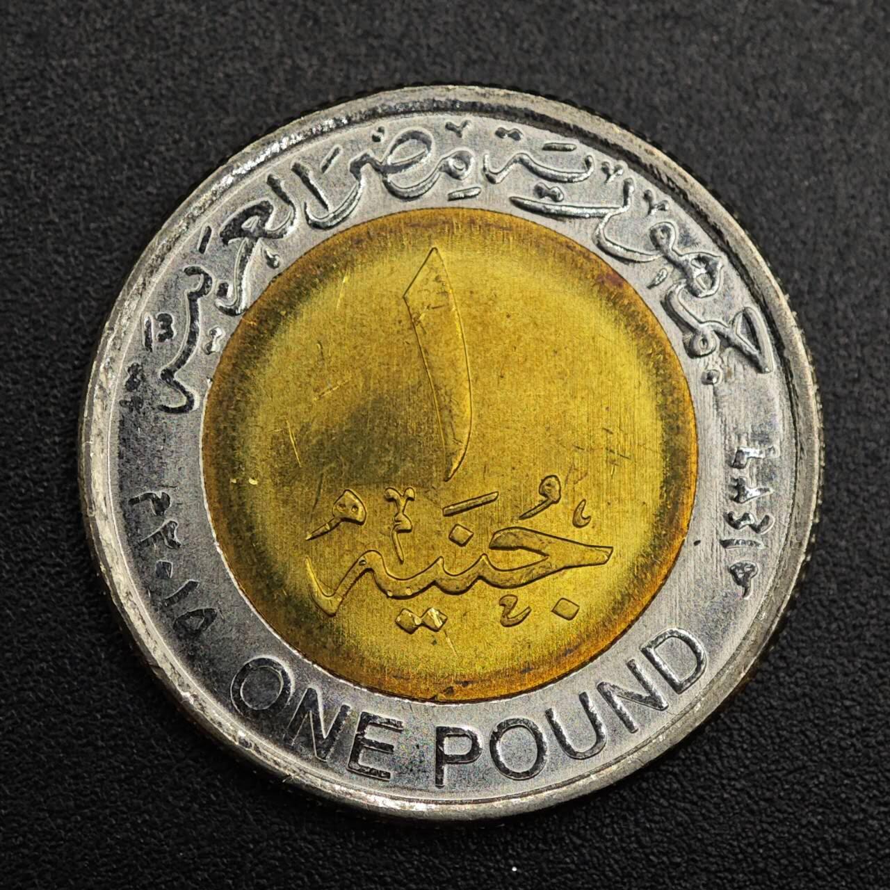 【淘币小摊】实时拍第七百九十三拍   散币场   满百包邮可预留二周 每周一统一发货   埃及2015年1镑纪念币