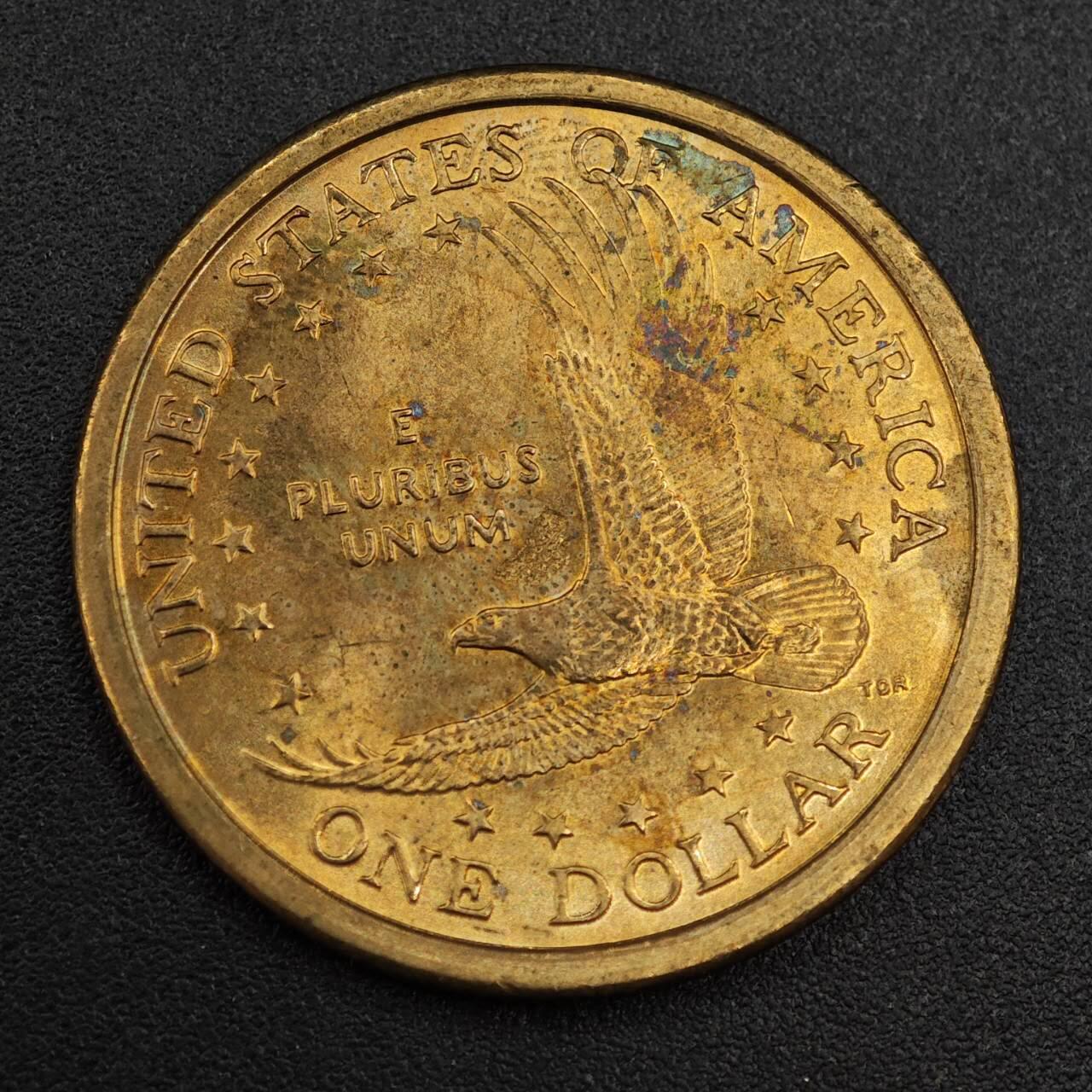 【淘币小摊】实时拍第七百九十三拍   散币场   满百包邮可预留二周 每周一统一发货   美国2000年萨卡加维亚美元