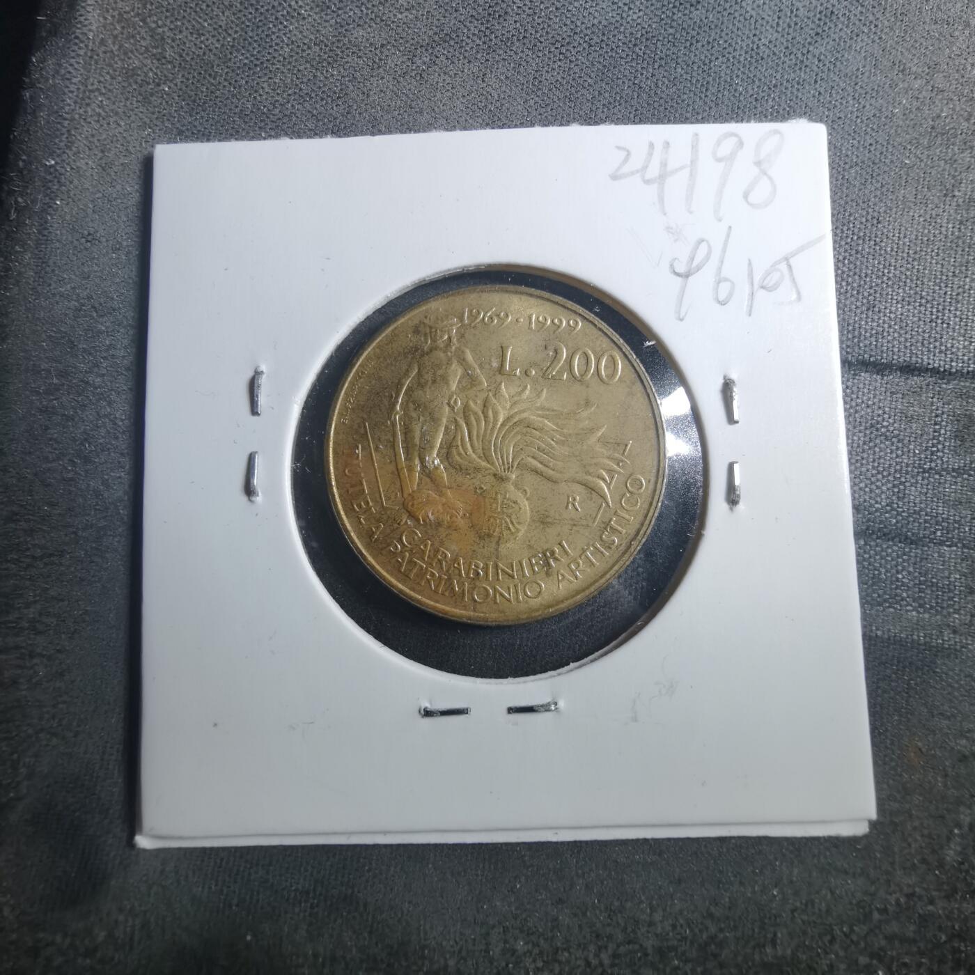 沼泽如烟--第896场 西班牙1999年200里拉