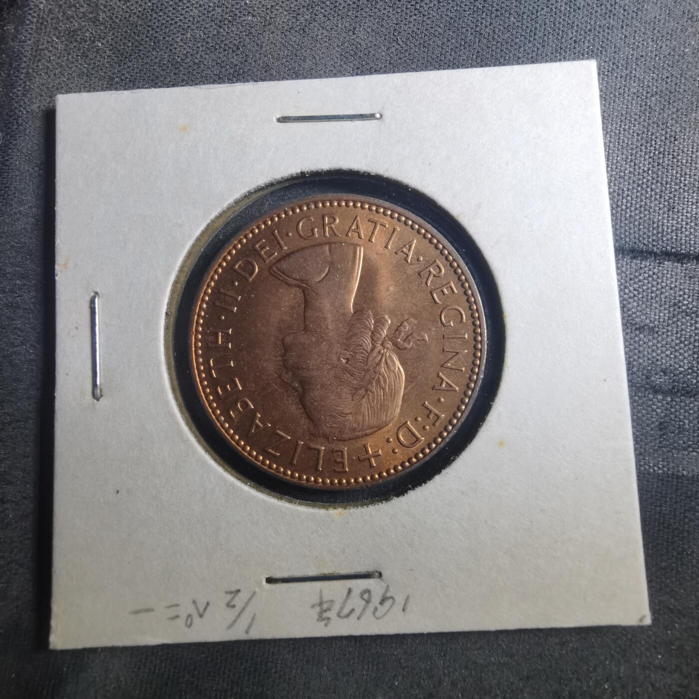 沼泽如烟--第896场 英国1967年半便士