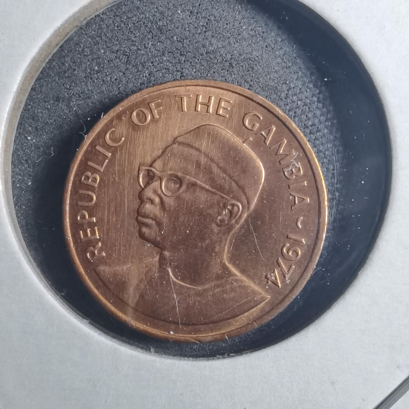 沼泽如烟--第896场 冈比亚1974年1布图