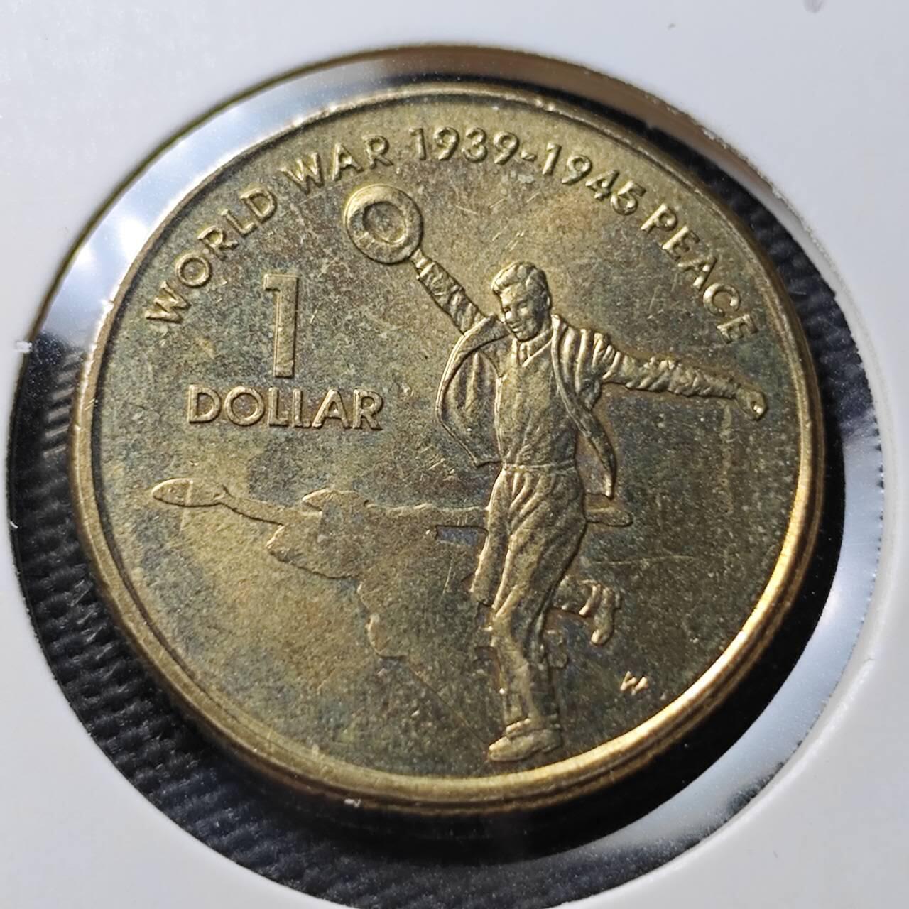 KK钱币收藏小铺  第367场  2月预留时间 周末发货  澳大利亚1元纪念币 好品