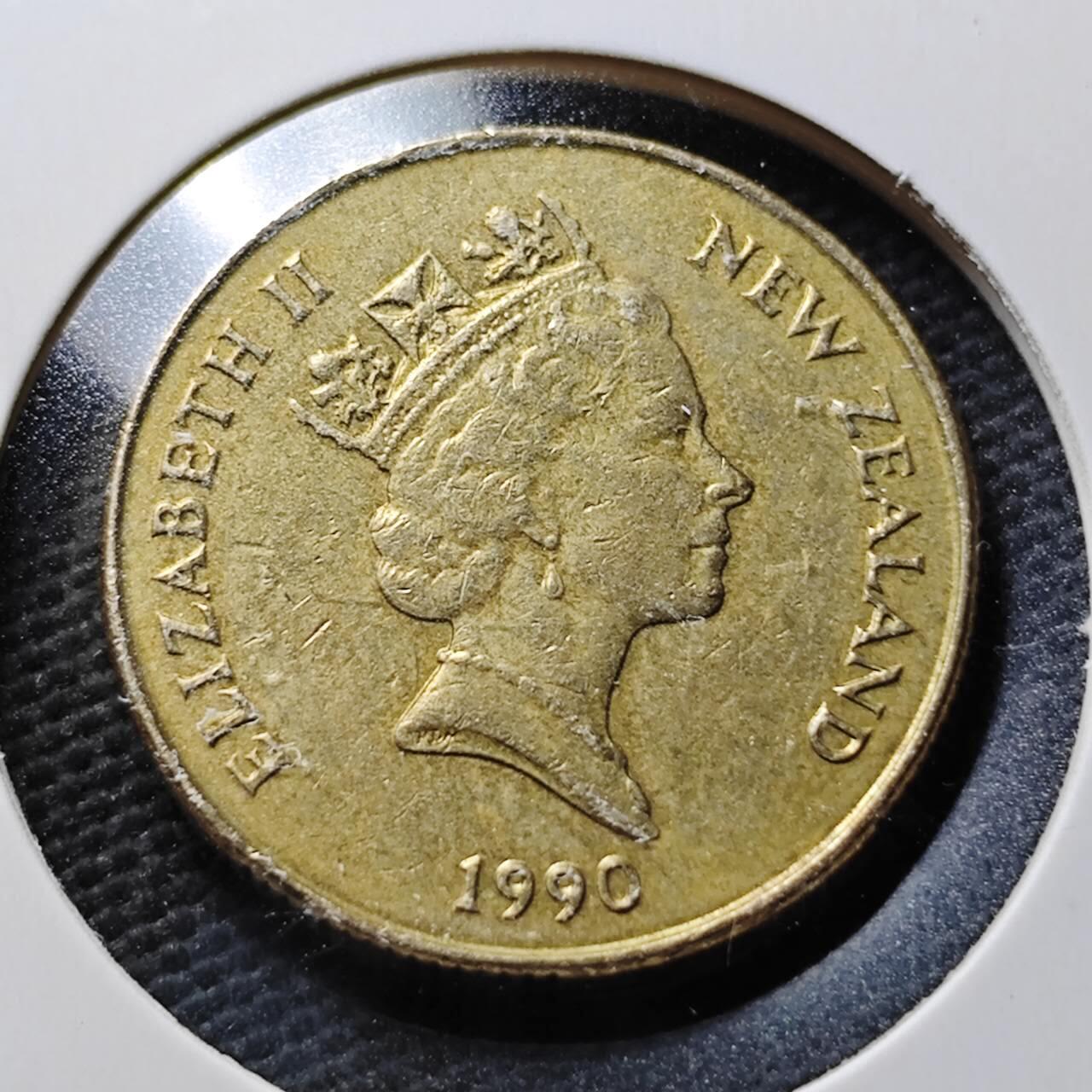 KK钱币收藏小铺  第367场  2月预留时间 周末发货  新西兰1元