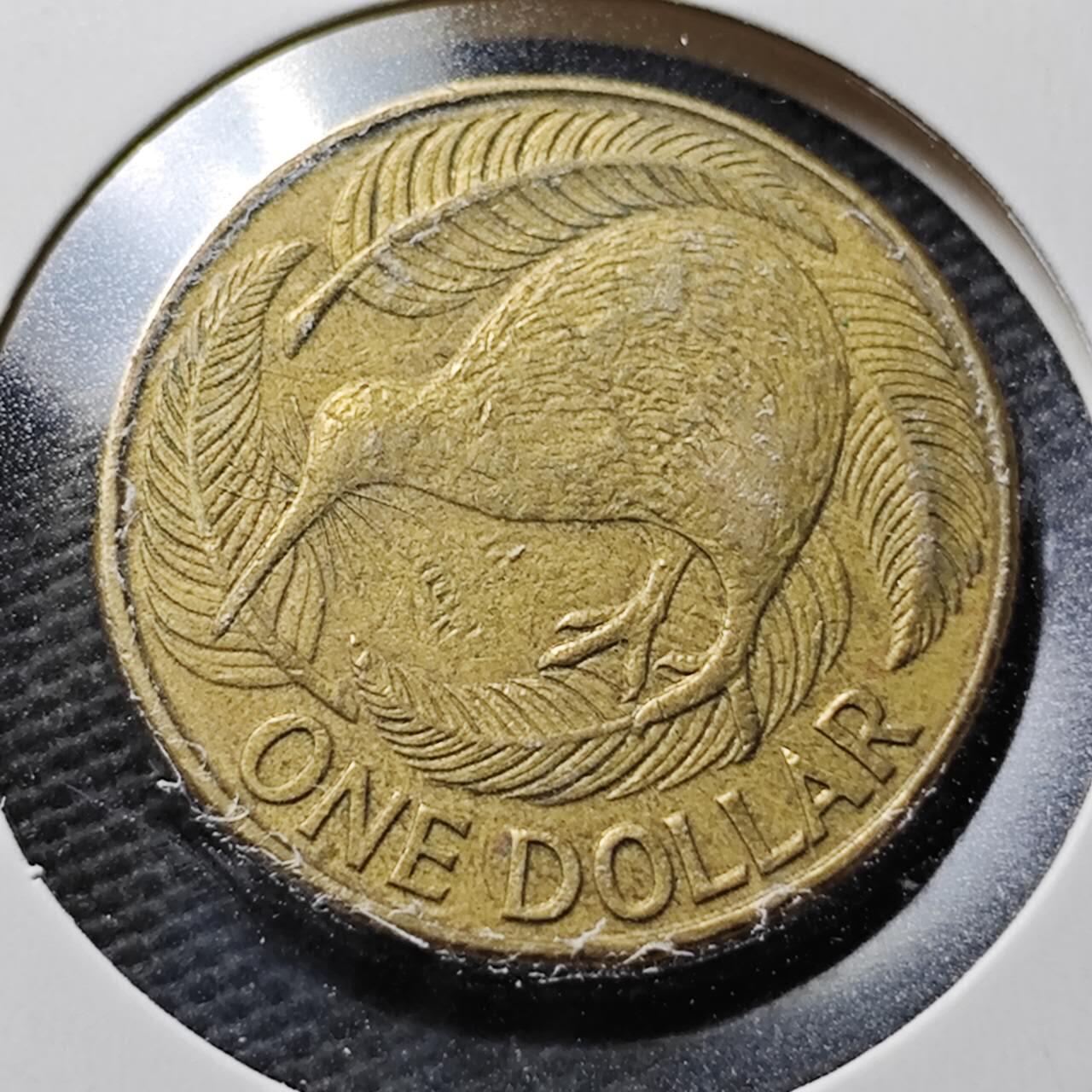 KK钱币收藏小铺  第367场  2月预留时间 周末发货  新西兰1元