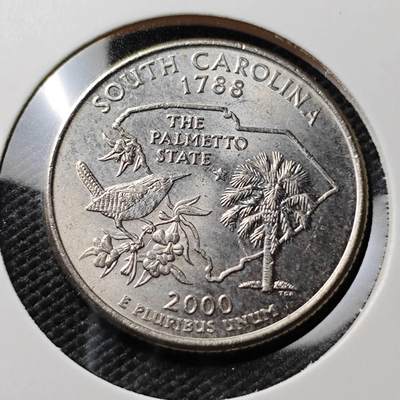 KK钱币收藏小铺  第367场  2月预留时间 周末发货 -  美国25分纪念币 好品