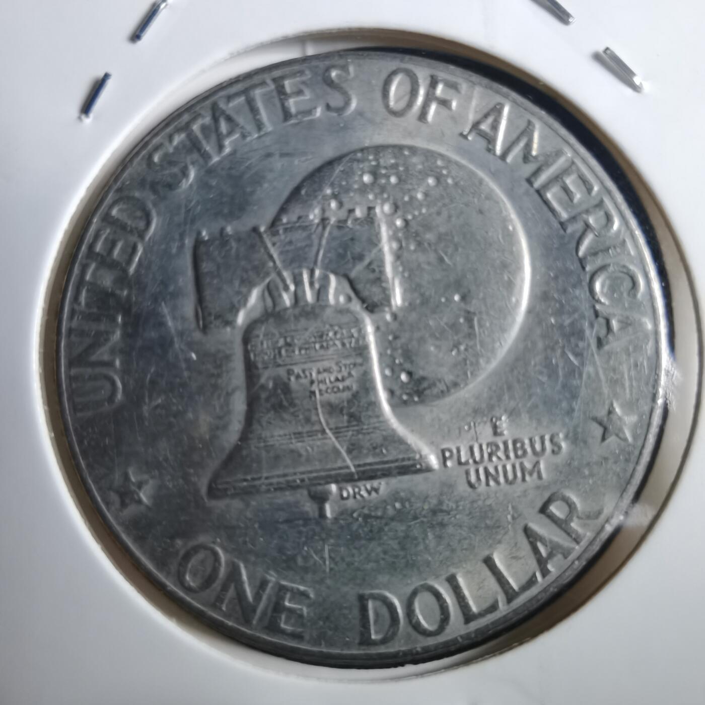 沼泽如烟--第897场 美国1976年一元纪念币