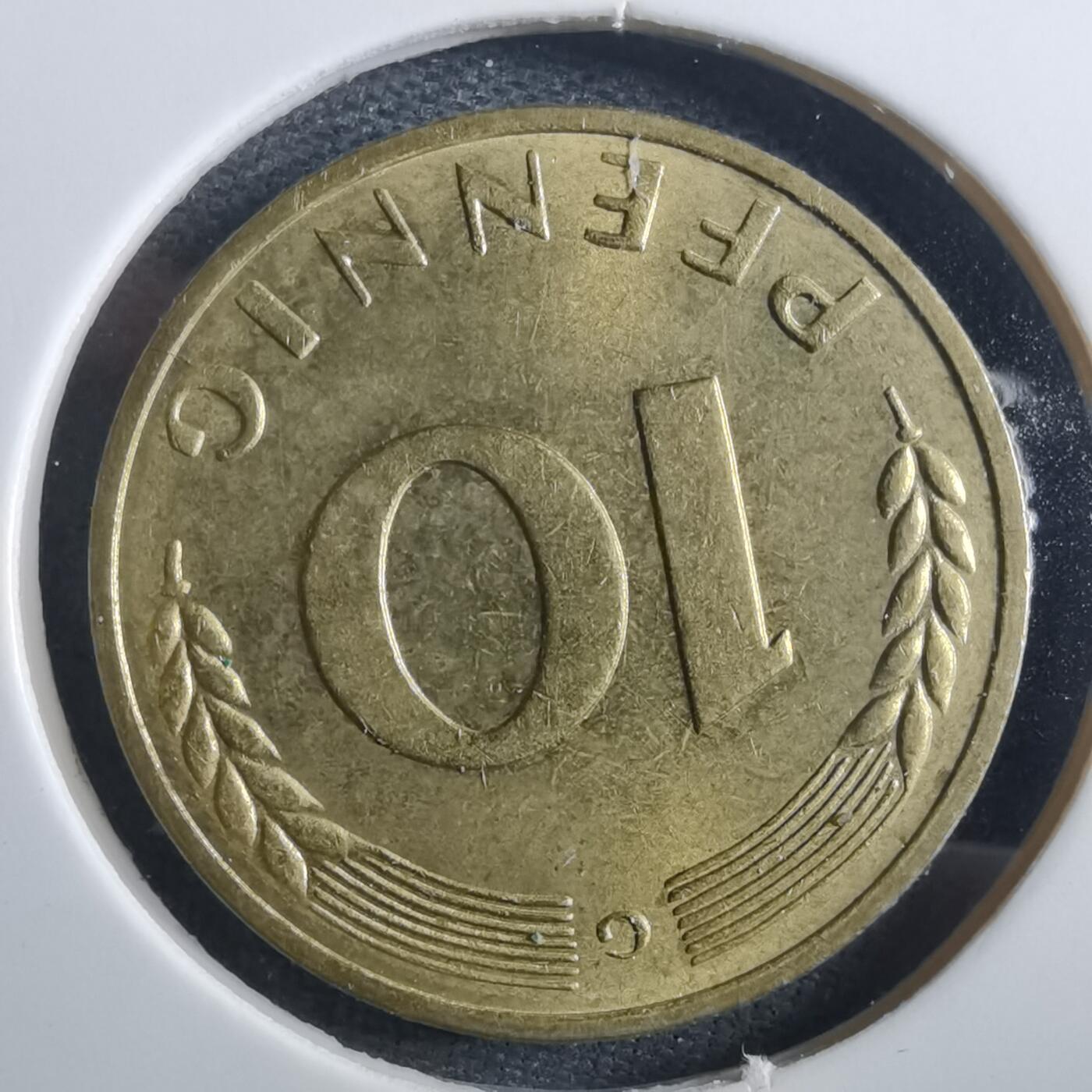 沼泽如烟--第897场 德国1970年10芬尼