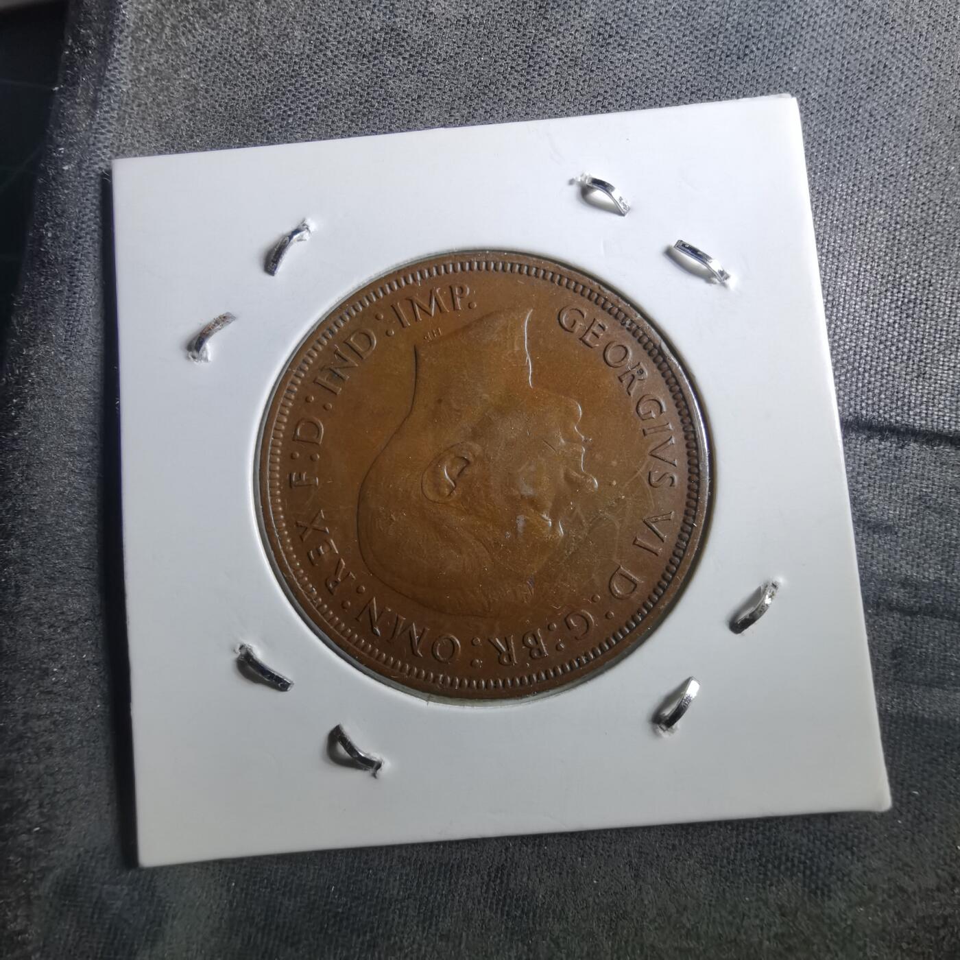 沼泽如烟--第898场 英国1937年1便士