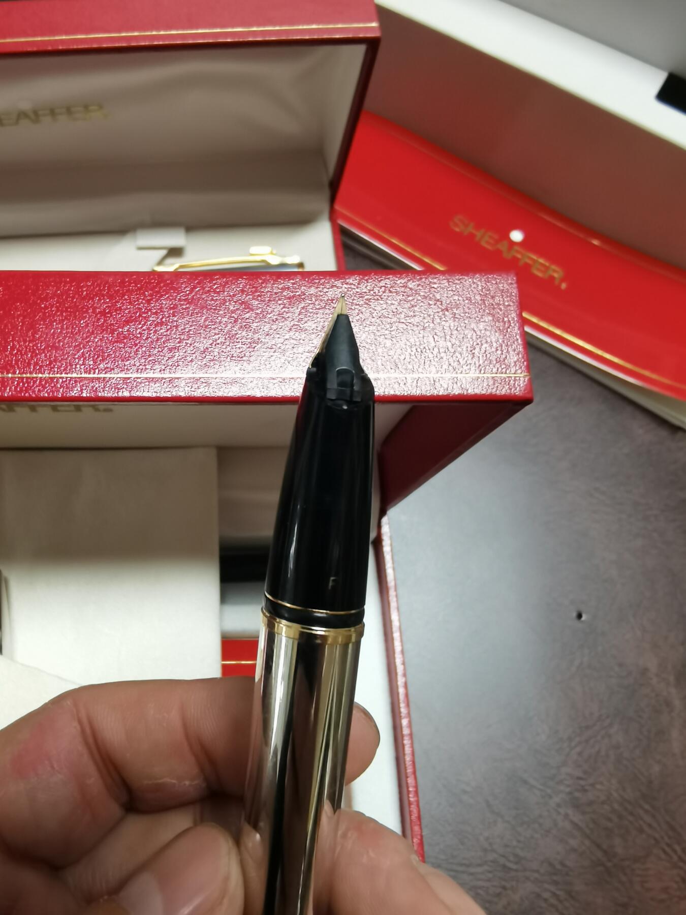 犀飞利金笔一对套装原盒