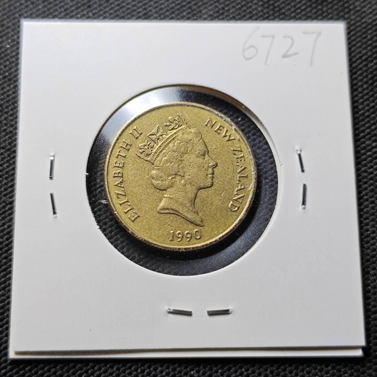 KK钱币收藏小铺  第367场  2月预留时间 周末发货  新西兰1元