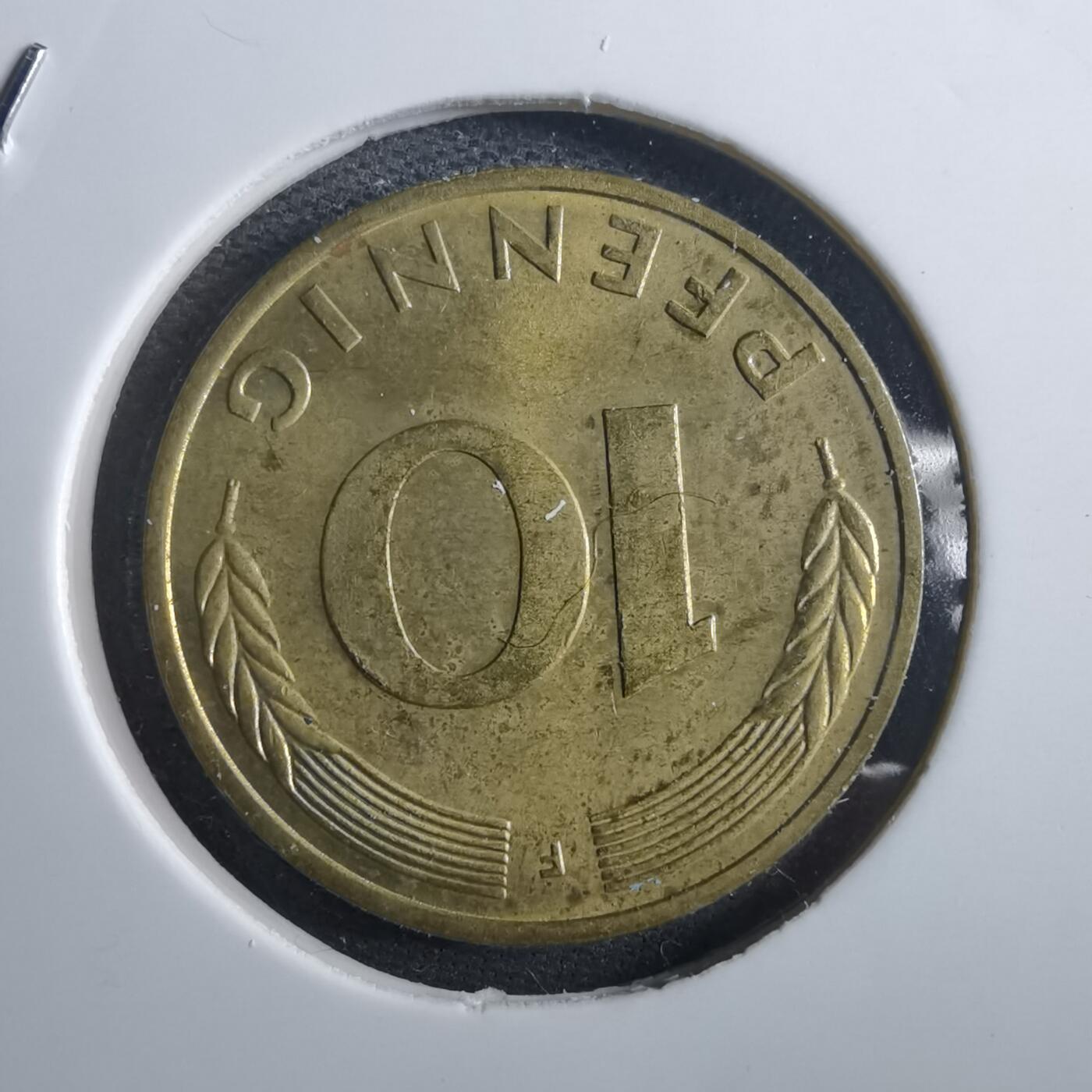 沼泽如烟--第897场 德国1975年10芬尼