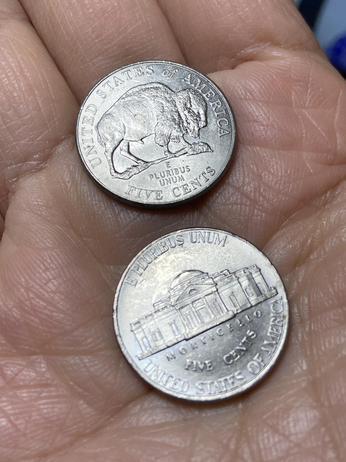 2025年第一百二十六场(总第一百五十二场）外国好品散币(免佣金) 美国🇺🇸5分2枚：2005年2006年(P标，费城造)