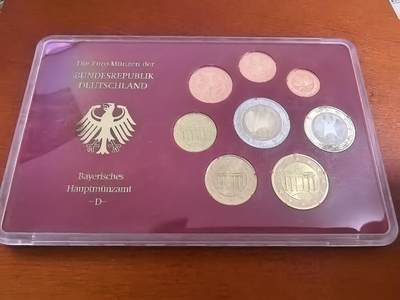 长老汇马年精选第八场拍卖 - 2003D德国8枚精制套币，面值3.88欧元，无原厂外纸