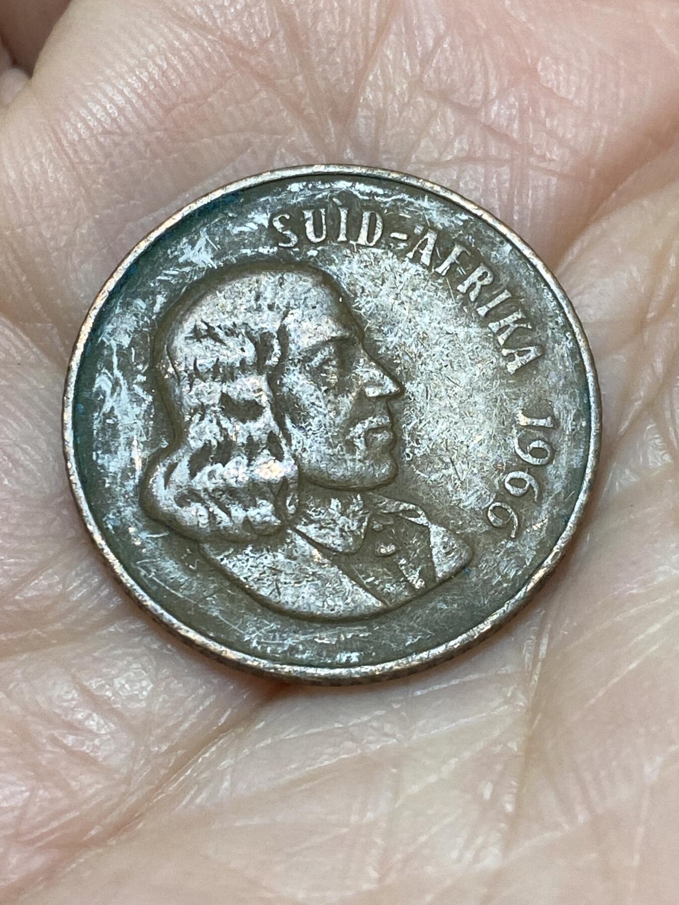 2025年第一百二十六场(总第一百五十二场）外国好品散币(免佣金) 南非🇿🇦1966年2分(独立后第二套，布尔语版)