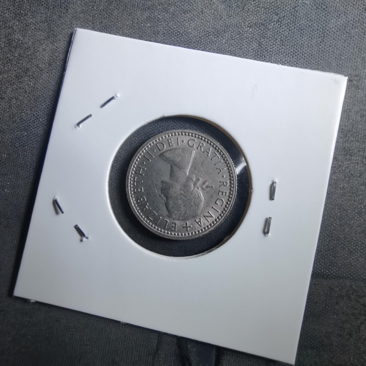 沼泽如烟--第897场 英国1963年6便士