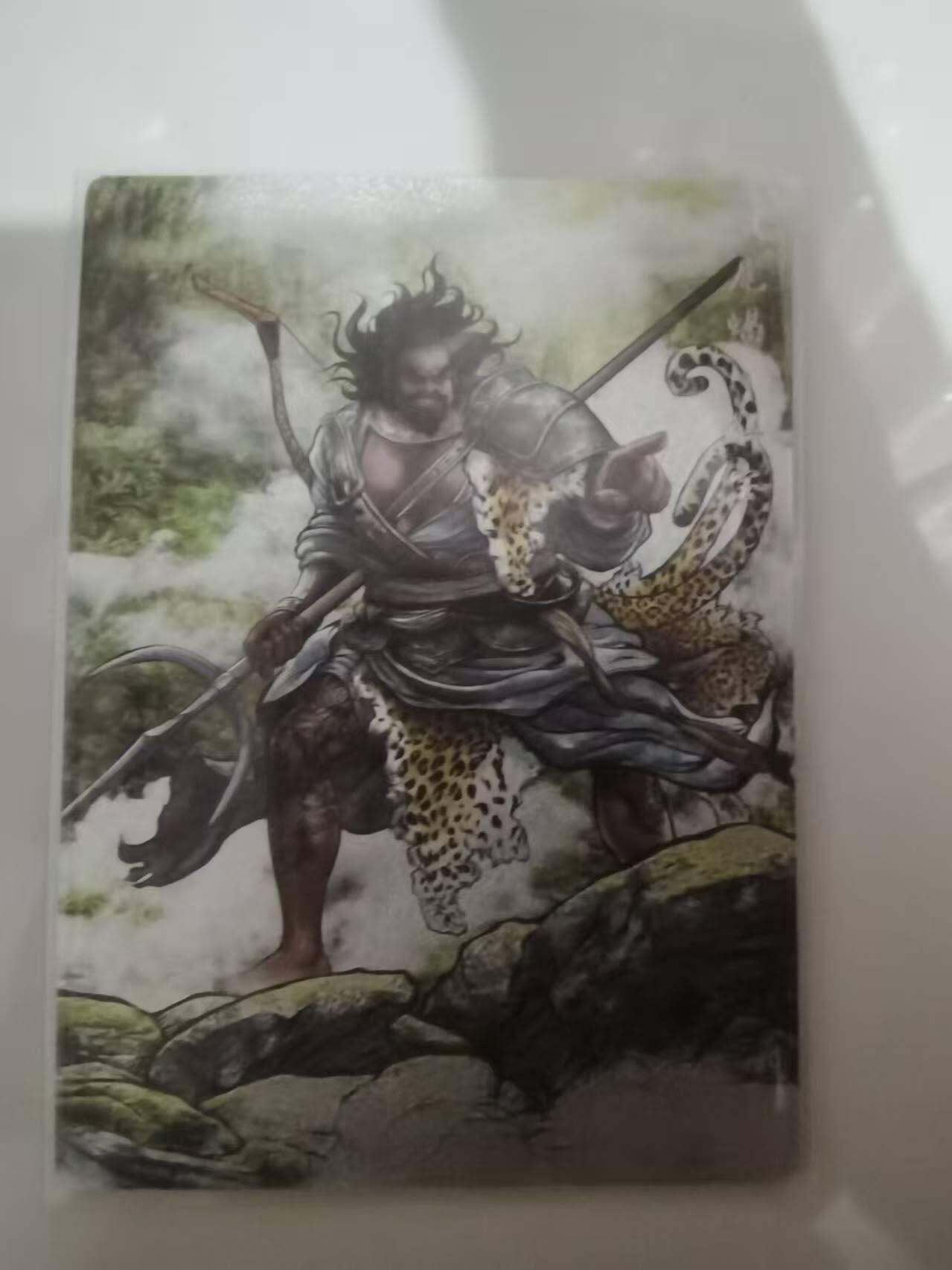 光影卡牌第25期，各家亲签，各家套卡，持续收拍品 张建东水浒，彩色粗闪谢宝，限编091/099