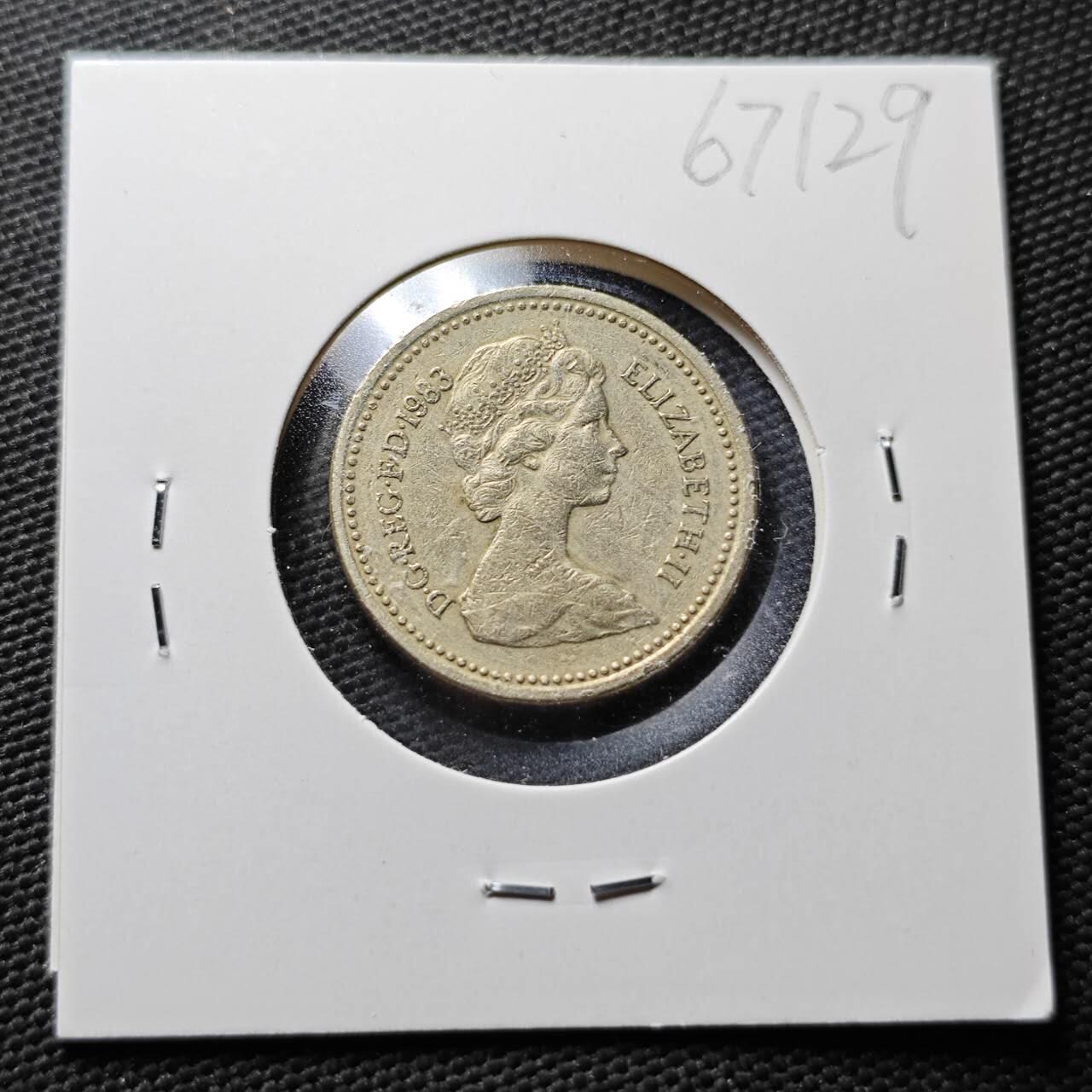 KK钱币收藏小铺  第367场  2月预留时间 周末发货  英国1镑