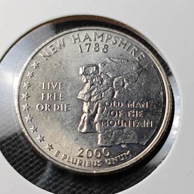 KK钱币收藏小铺  第367场  2月预留时间 周末发货 -  2000美国25分纪念币
