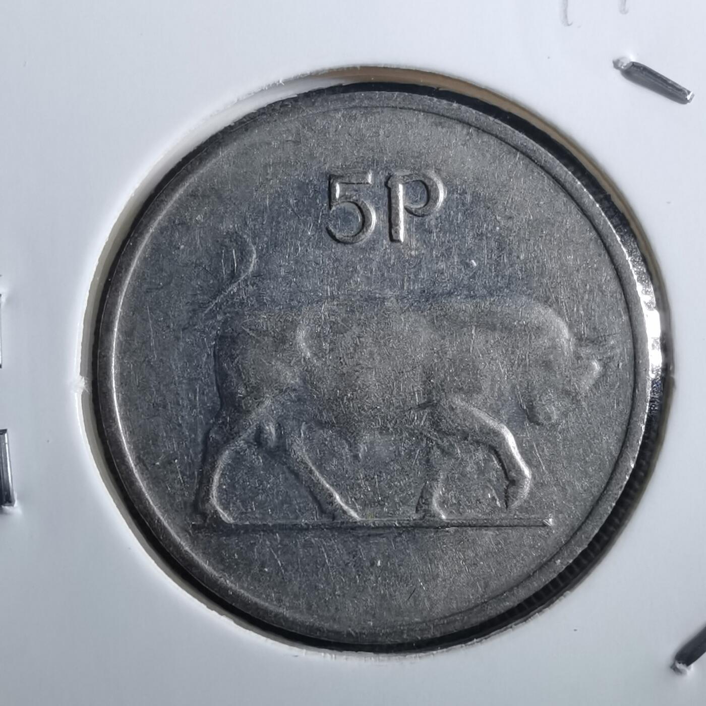 沼泽如烟--第897场 爱尔兰1980年5便士