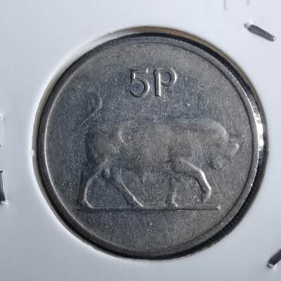 沼泽如烟--第897场 - 爱尔兰1980年5便士