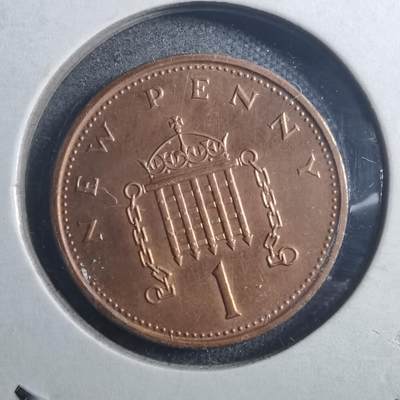 沼泽如烟--第896场 - 英国1980年1便士