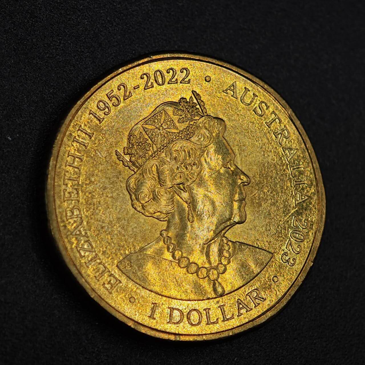 【淘币小摊】实时拍第七百九十三拍   散币场   满百包邮可预留二周 每周一统一发货   澳大利亚2022年一元纪念币