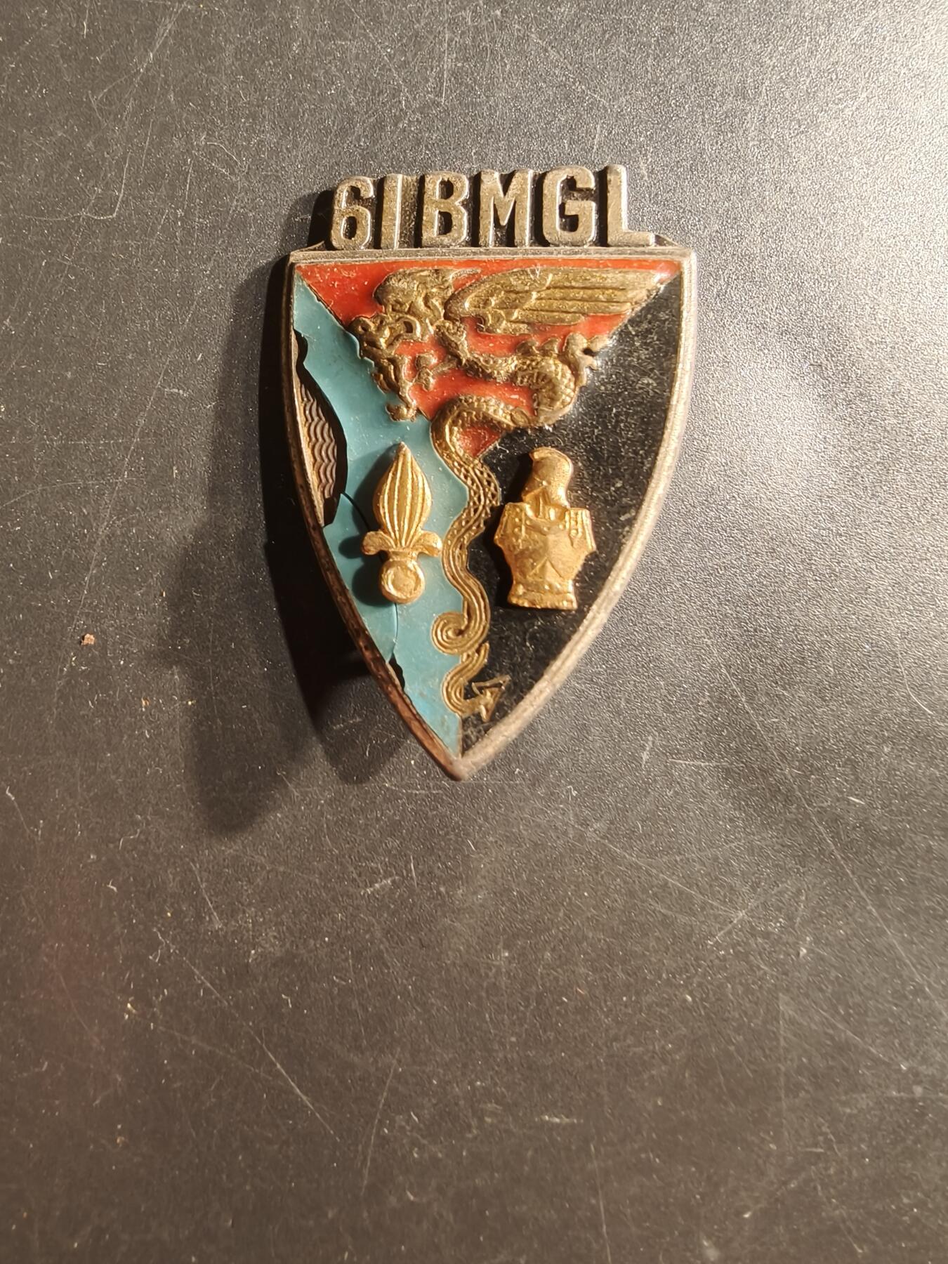 老王徽章第162期  法国外籍兵团第61混合工兵营证章