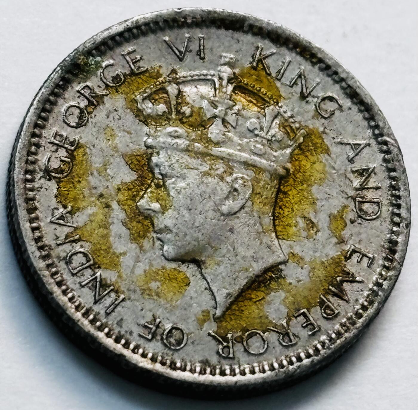 文馨钱币收藏第 280 场， 长期接收代拍品 少见 1937 年英属香港乔治六世时期，香港五仙，第一版，独年份