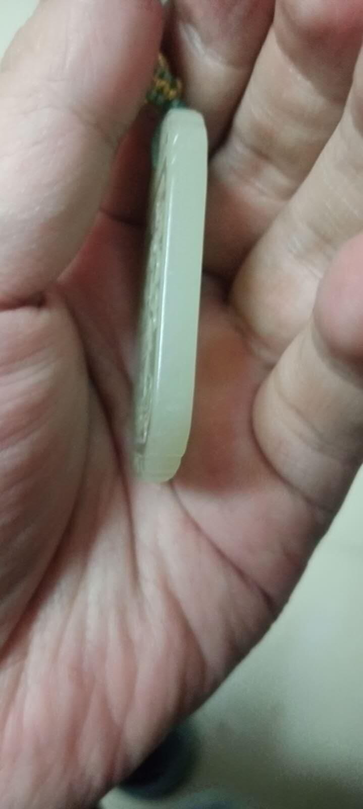 清朝和田玉子冈牌