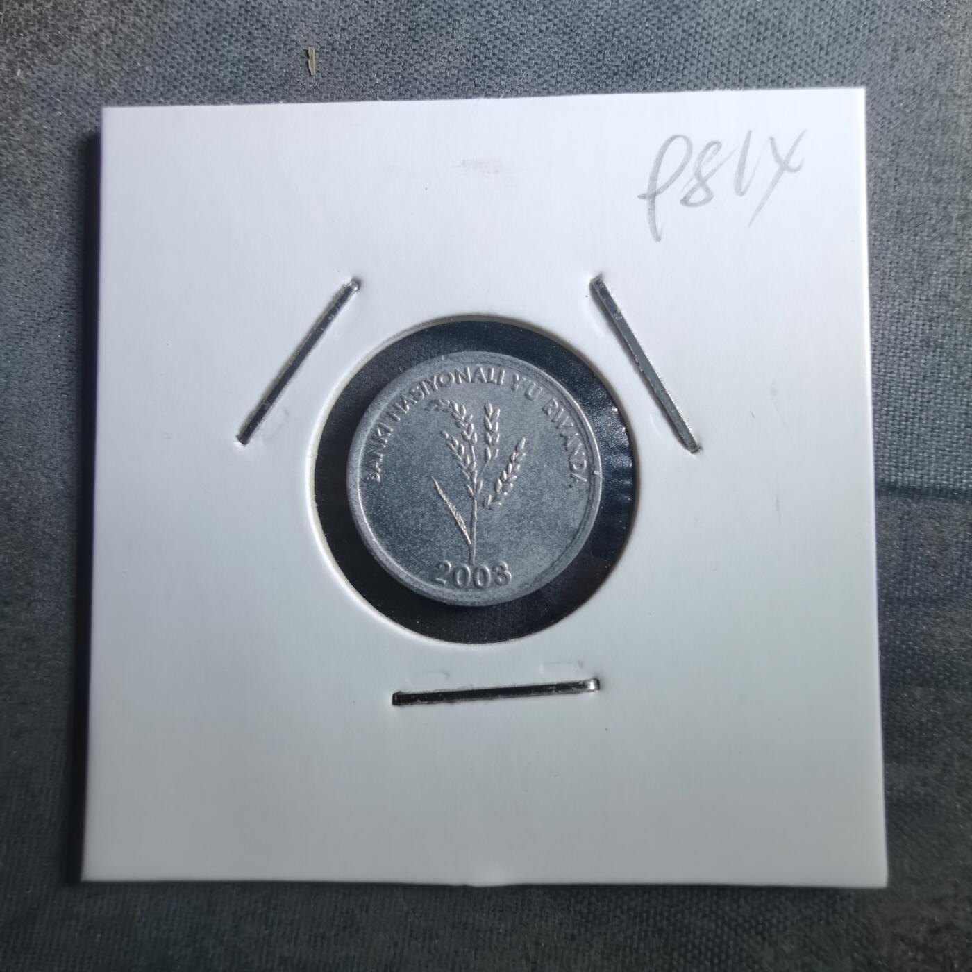 沼泽如烟--第898场 卢旺达2003年1法郎