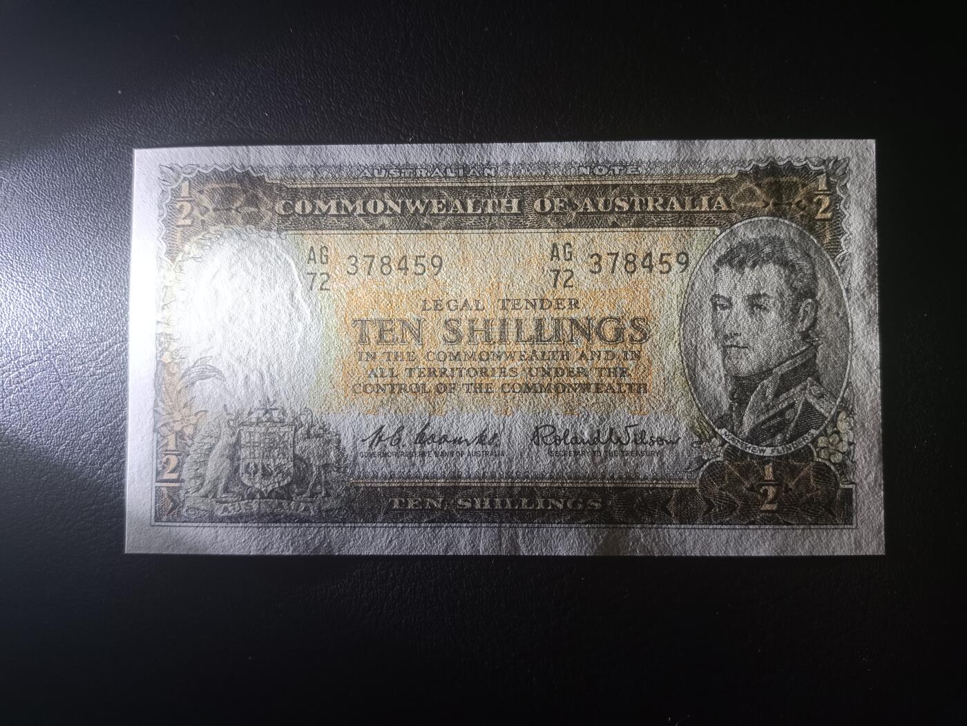 2025十一月第三期，总201期 澳大利亚1939版10先令AUNC，探险家佛林德斯和老国会大楼