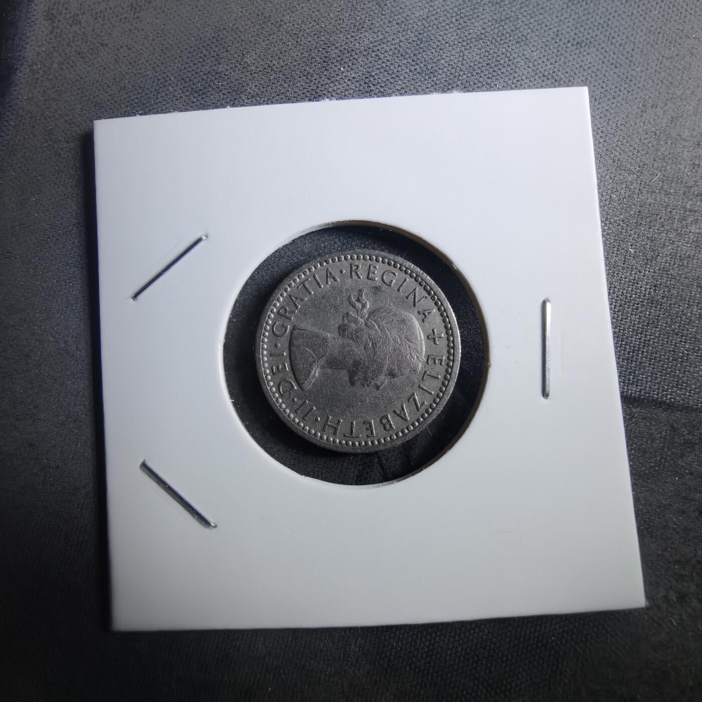 沼泽如烟--第897场 英国1956年6便士