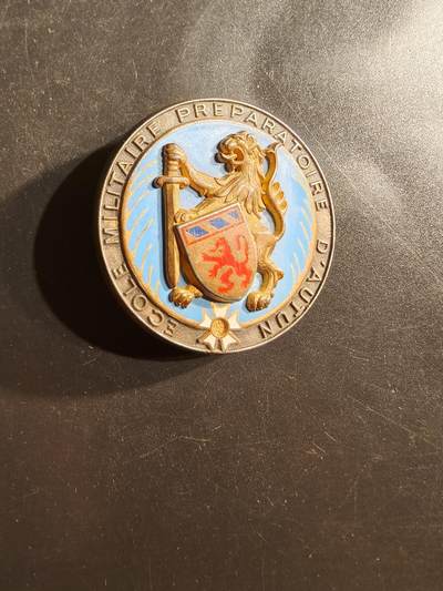 老王徽章第162期 -  法国奥顿预备军校证章（又称奥顿军事中学）