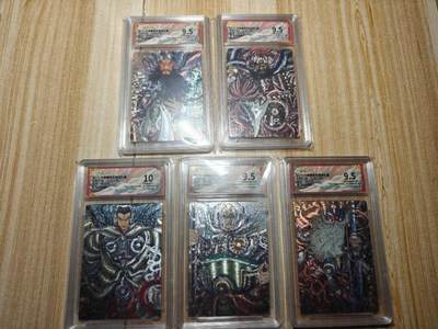 龙虎卡牌第六三场 （无佣金，周六结拍，欢迎送拍） - 粗闪评级卡5张 卡德曼盲盒 权迎东-三国五虎