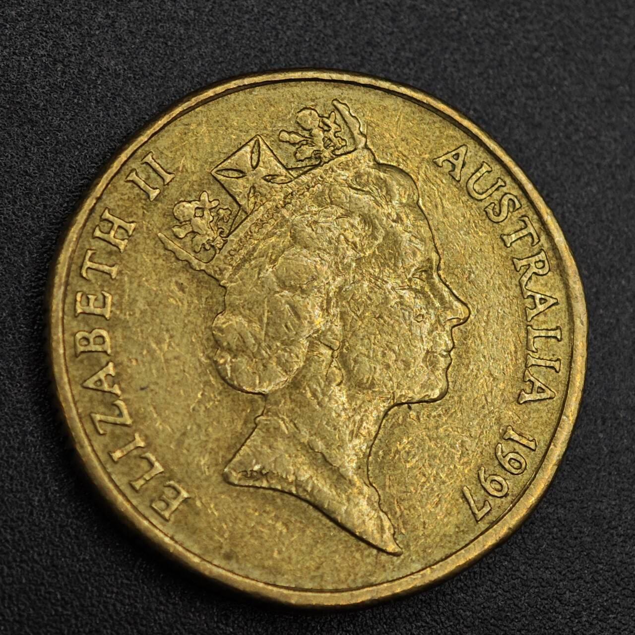 【淘币小摊】实时拍第七百九十三拍   散币场   满百包邮可预留二周 每周一统一发货   澳大利亚1997年一元纪念币