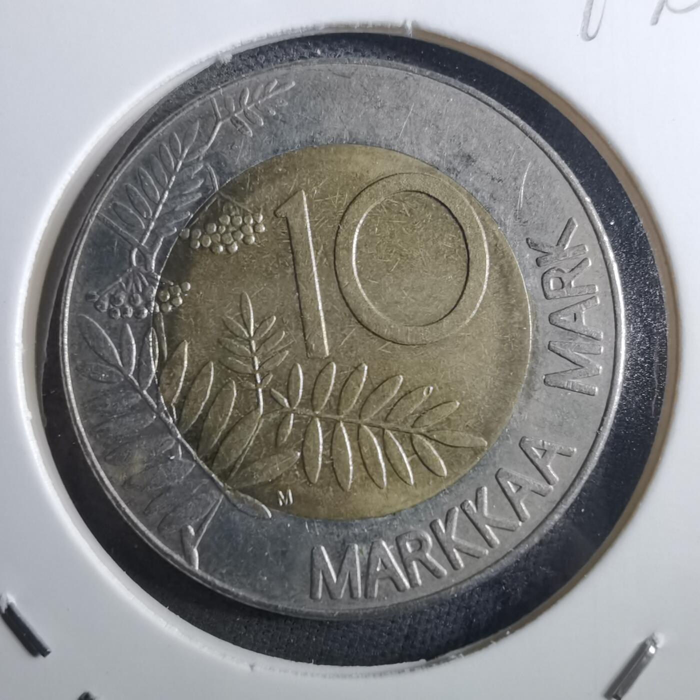 沼泽如烟--第897场 芬兰1993年10马克