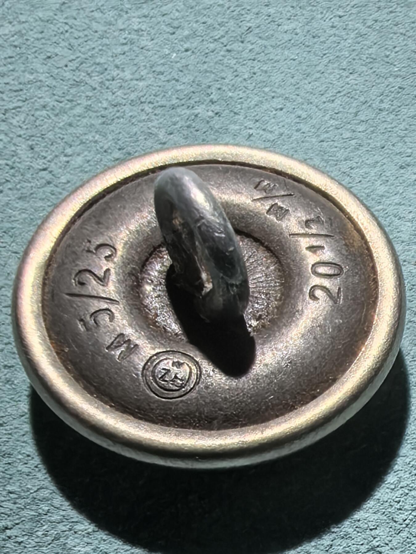 盛世勋华——号角文化勋章邮票专场拍卖第287期 德国（1939）NSDAP官员常服纽扣 带厂标 少见