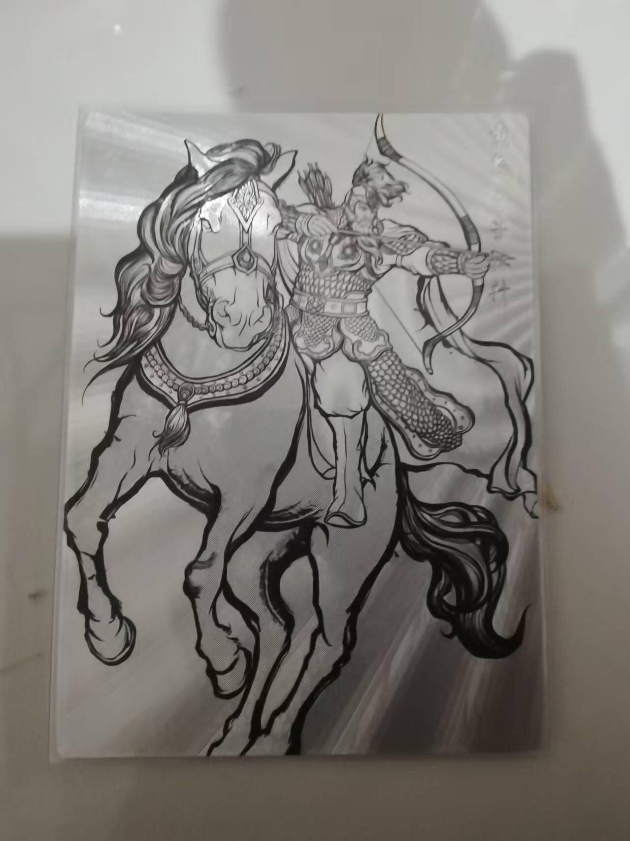 夜之极第三十五期 （11月8日周六晚9点截拍，欢迎竞拍） 卡德曼 张建东水浒 74/99 黄忠 线粗