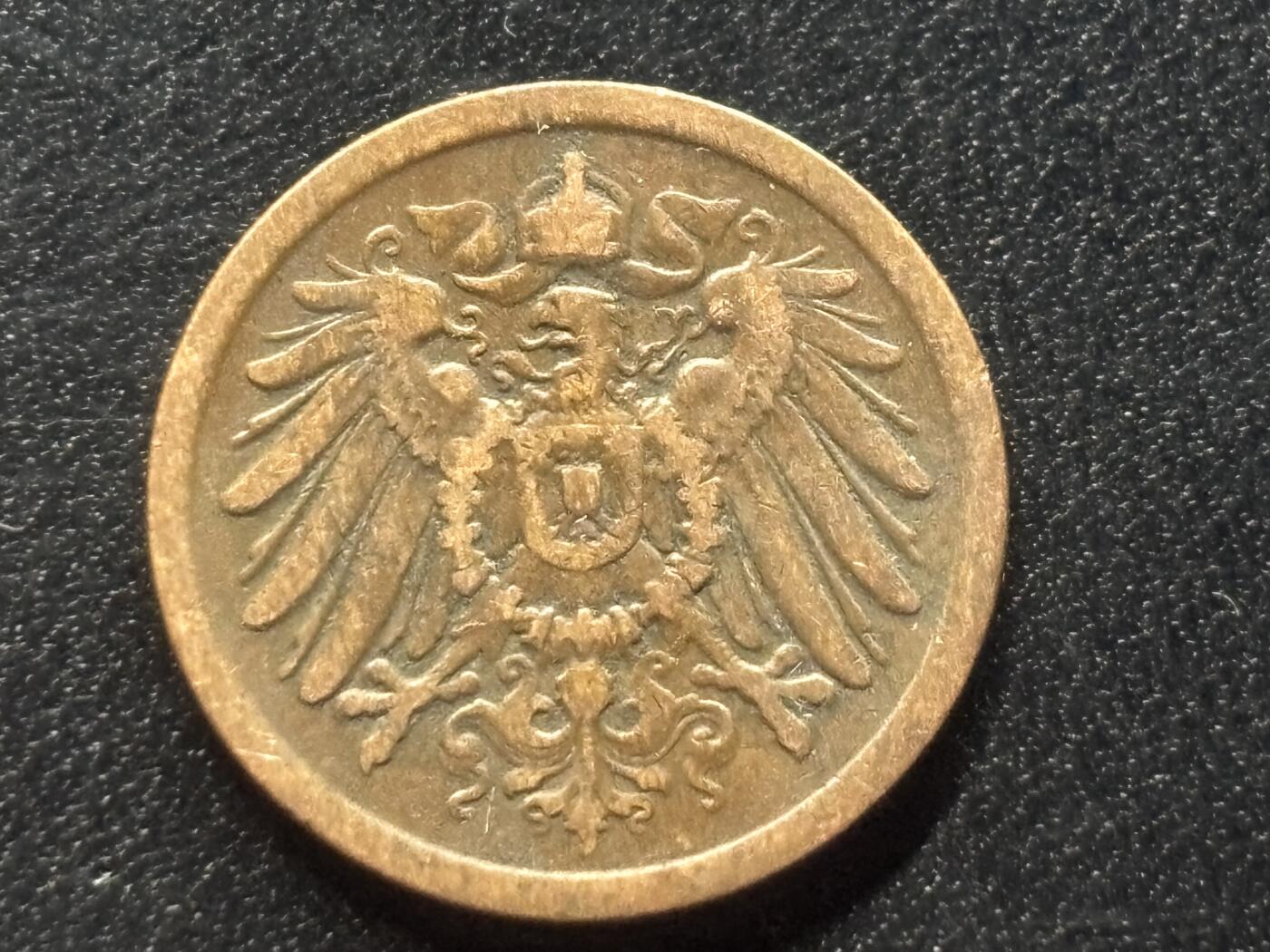 邮泉阁限时拍卖第三十五场 德国硬币专场（硬币在国外。请付邮费6元。） 德意志帝国1904年2芬尼A版