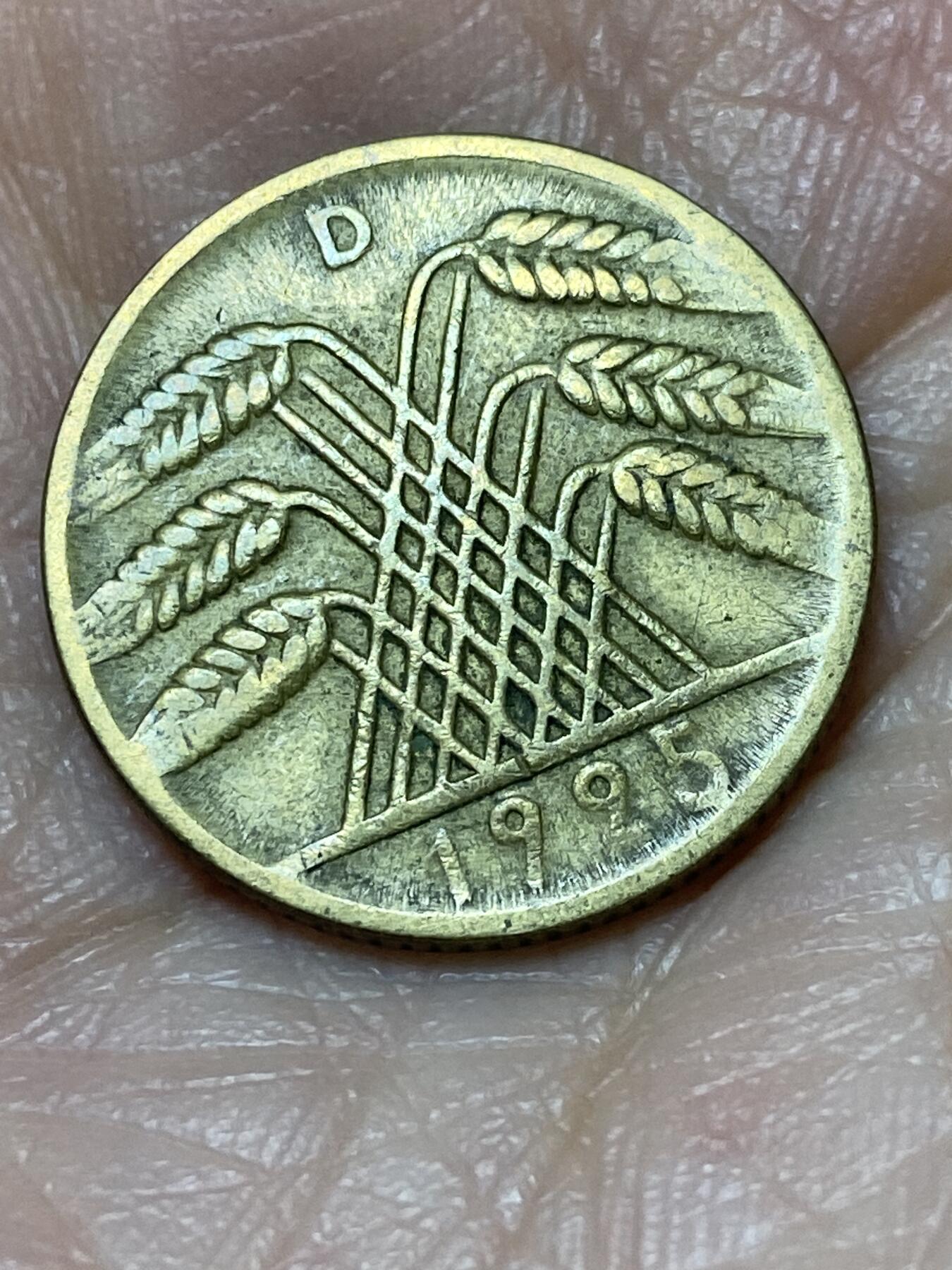 2025年第一百二十六场(总第一百五十二场）外国好品散币(免佣金) 德意志魏玛共和国1925年10芬尼(D标，慕尼黑造)