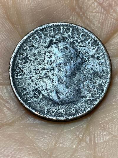 2025年第一百二十六场(总第一百五十二场）外国好品散币(免佣金) - 英国🇬🇧1799年1法新(乔治三世时期)